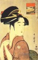 la geisha Kamekichi Kitagawa Utamaro ukiyo e Bijin GA
